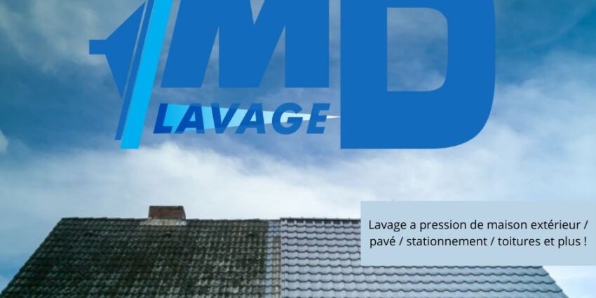 Soft wash Québec toiture avant après - Lavage MD Rive-Sud