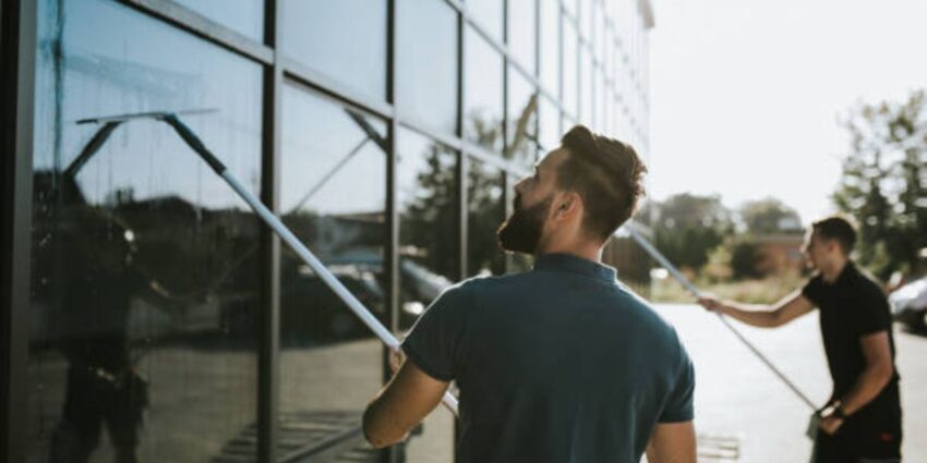 Lavage de vitres en hauteur et lavage de vitres d'immeubles