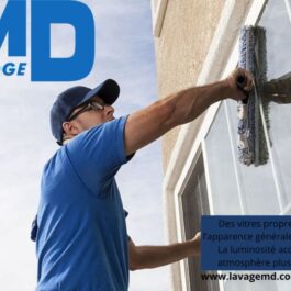 Lavage de vitres extérieur professionnel