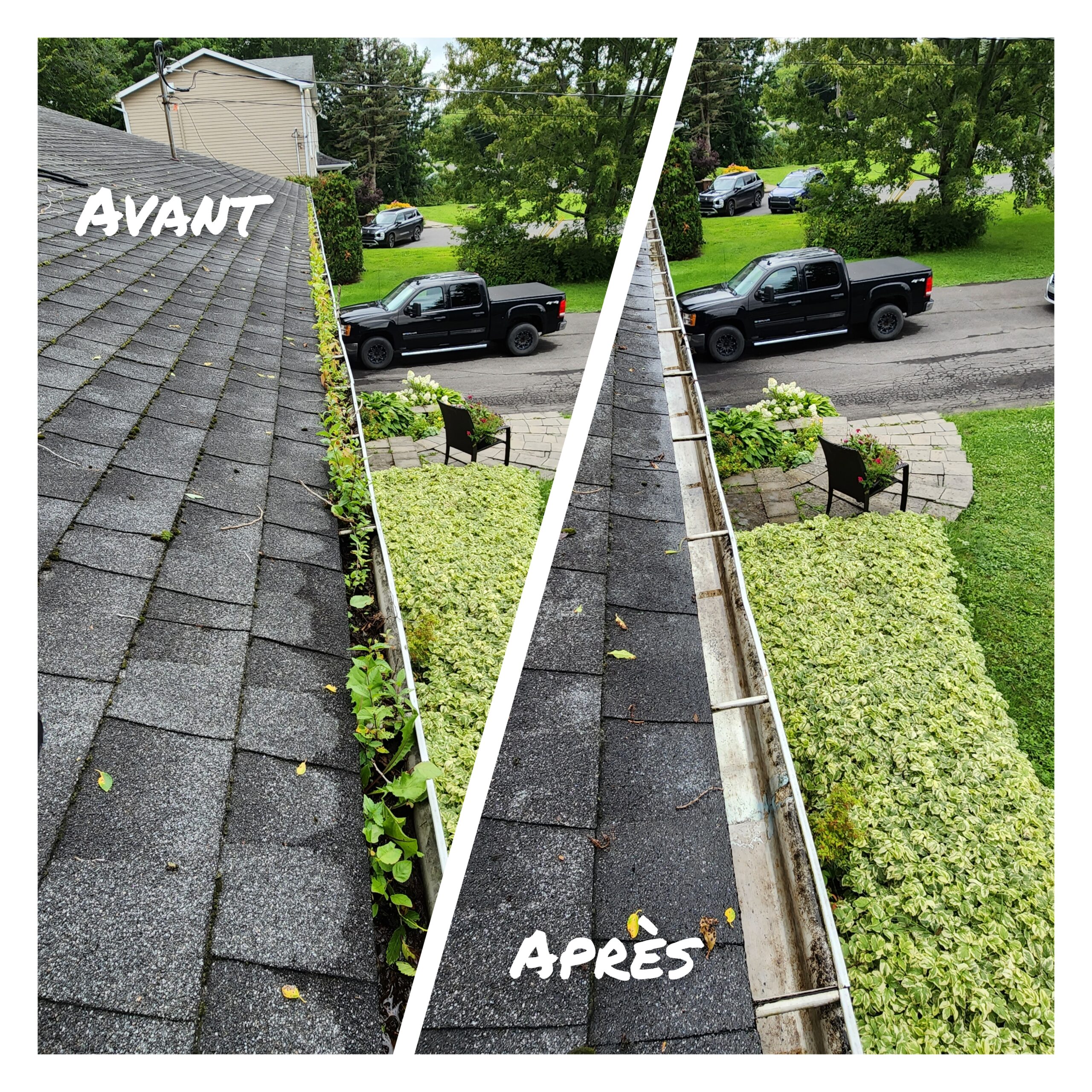 Nettoyage de gouttières