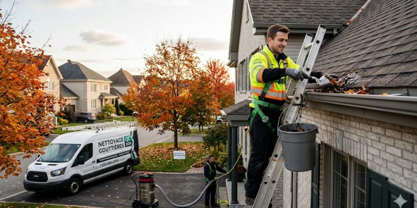 Prix Nettoyage Gouttières Québec 2026 - Guide Complet | Tarifs Transparents