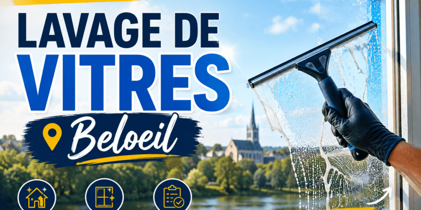 Lavage de vitres à Beloeil sans traces avec vue sur le mont Saint-Hilaire